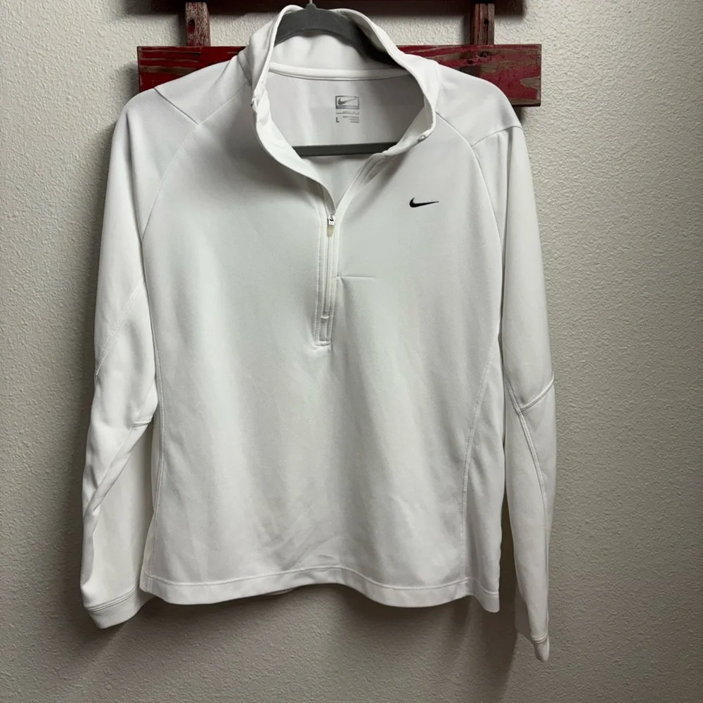 Nike‎ White Performance Hoodie